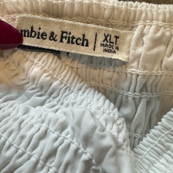Abercrombie & Fitch White Dress Size XL - Picture 2 of 2